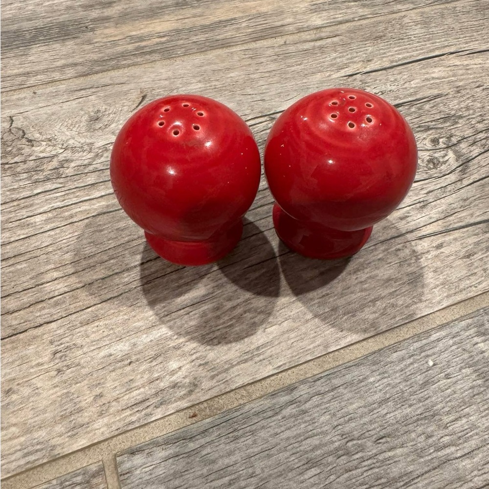 Fiestaware Retired scarlet Salt and Pepper Shakers